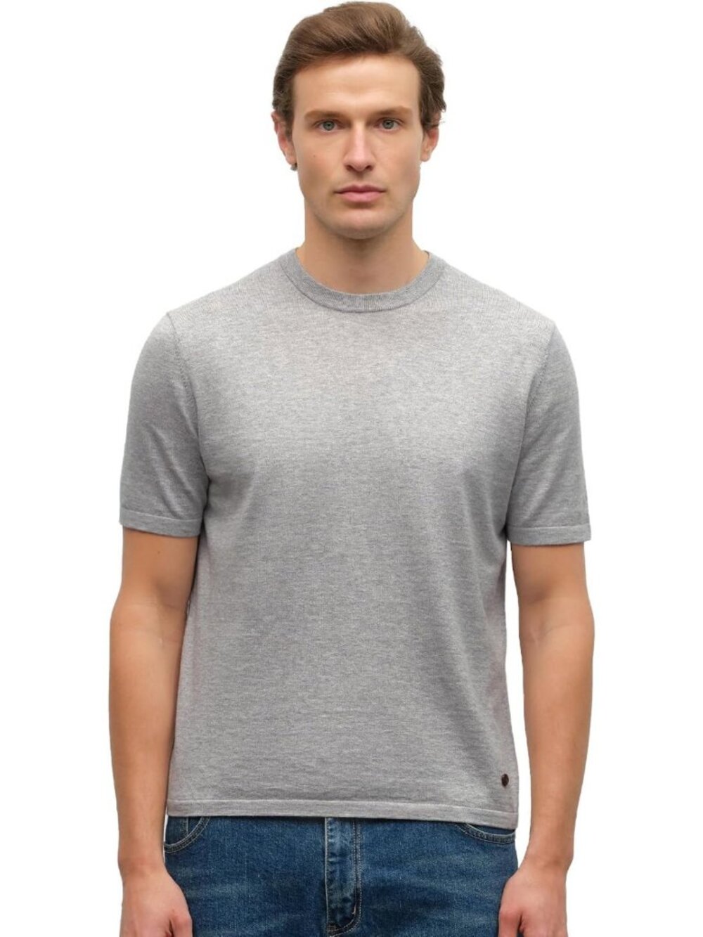 Men's Pima Cotton & Cashmere Blend T-Shirt | Soft, Comfortable, Stylish Tee